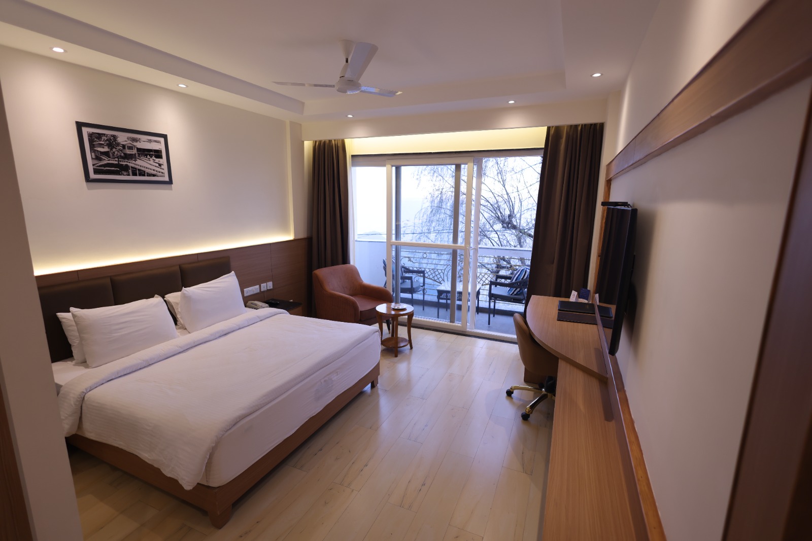 Balcony room at Hotel Ramada Mussoorie.